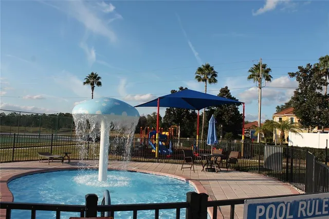 a view of outdoor space with seating