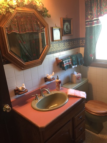 1619 Riverside Drive McHenry, IL 60050 - Photo 13 of 25 a bathroom with a sink and a mirror