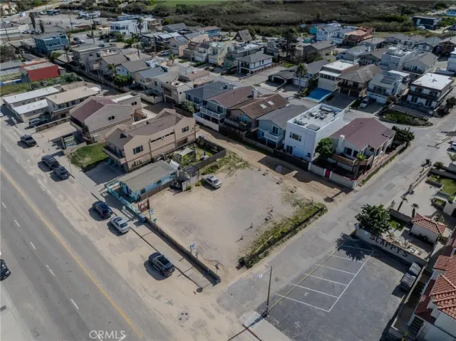 an aerial view of a houses