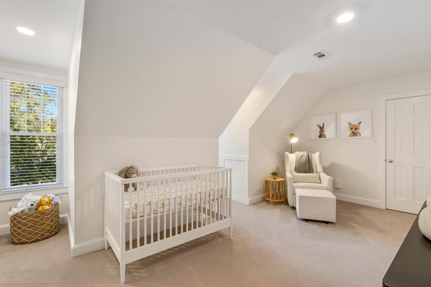 6600 Vancouver Lane Raleigh, NC 27615 - Photo 33 of 53 a bedroom with furniture and stairs