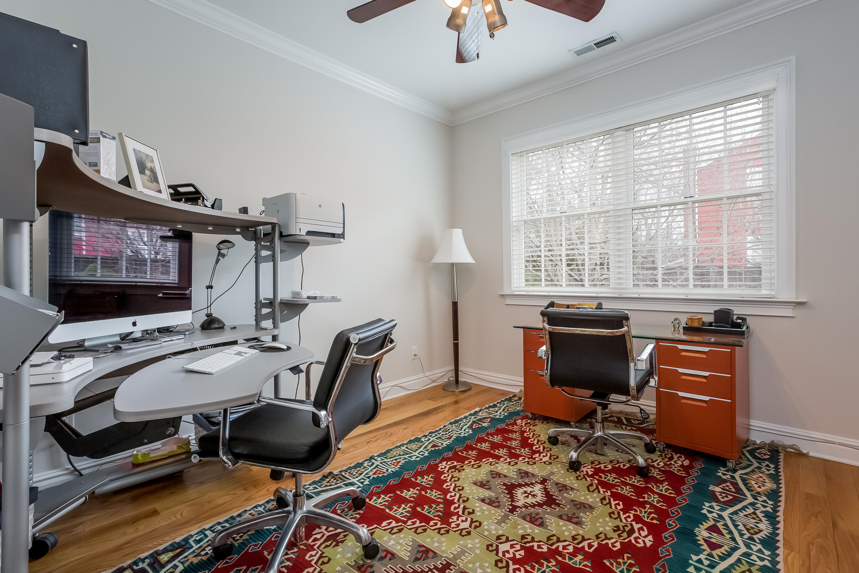 26 Indian Spring Road Rowayton, CT 06853 - Photo 23 of 33 a workspace with furniture and a flat screen tv