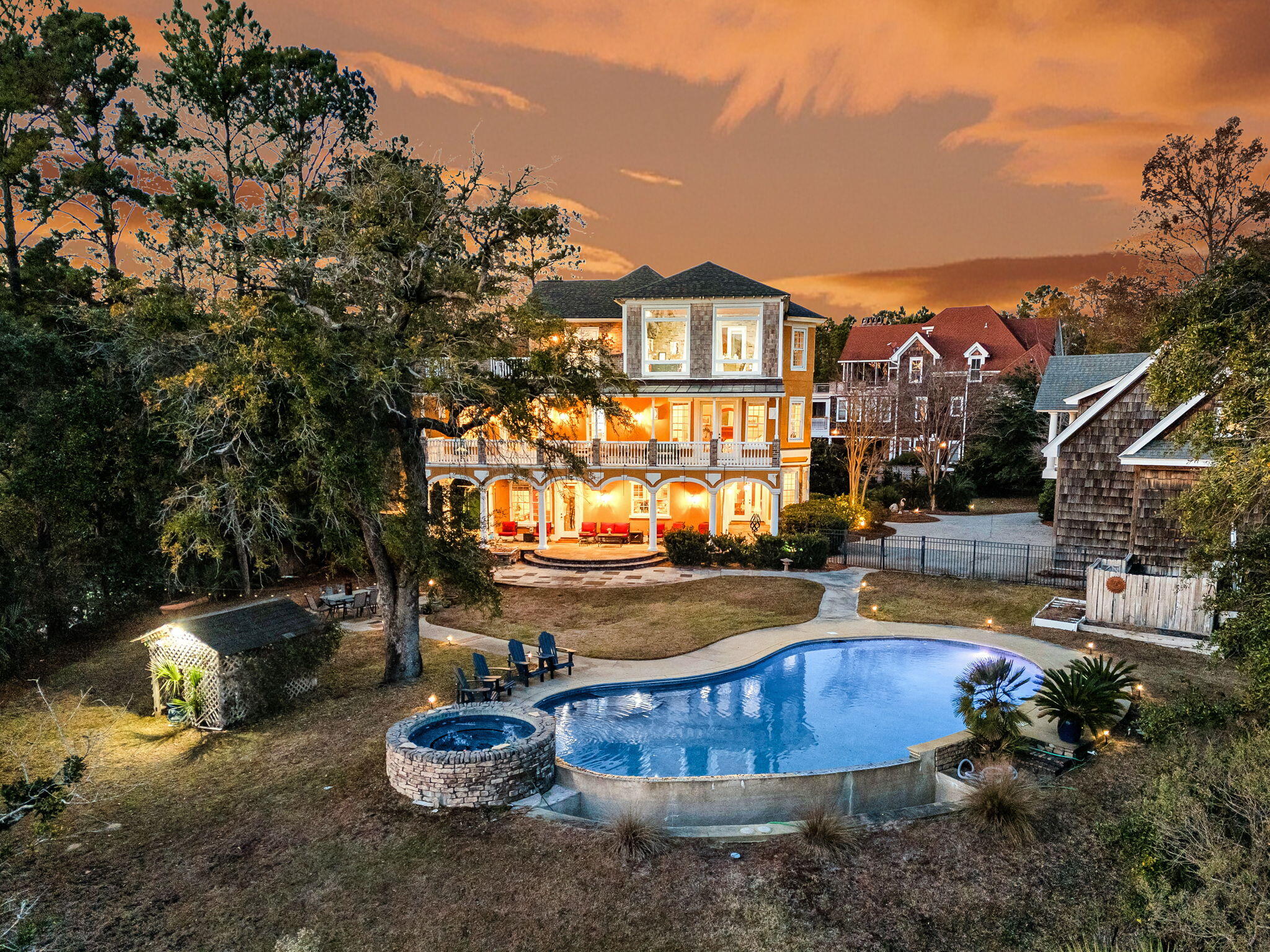 145 Memes Way Wando, SC 29492 - Photo 23 of 94 CREM - 145 Memes Way twilight-22