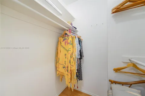 a view of a closet