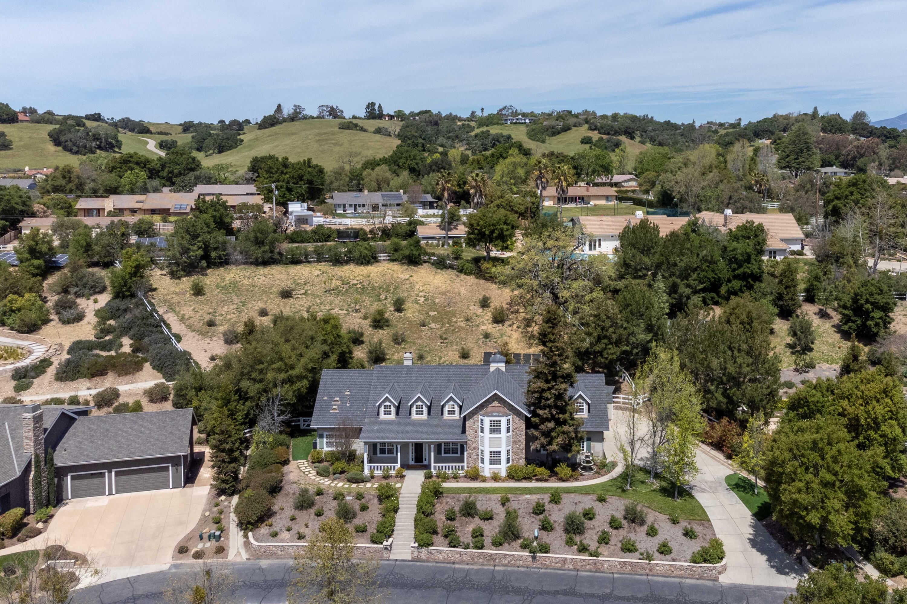 945 Old Ranch Road Solvang, CA 93463 - Photo 3 of 35 distance front view overhead yr 2022