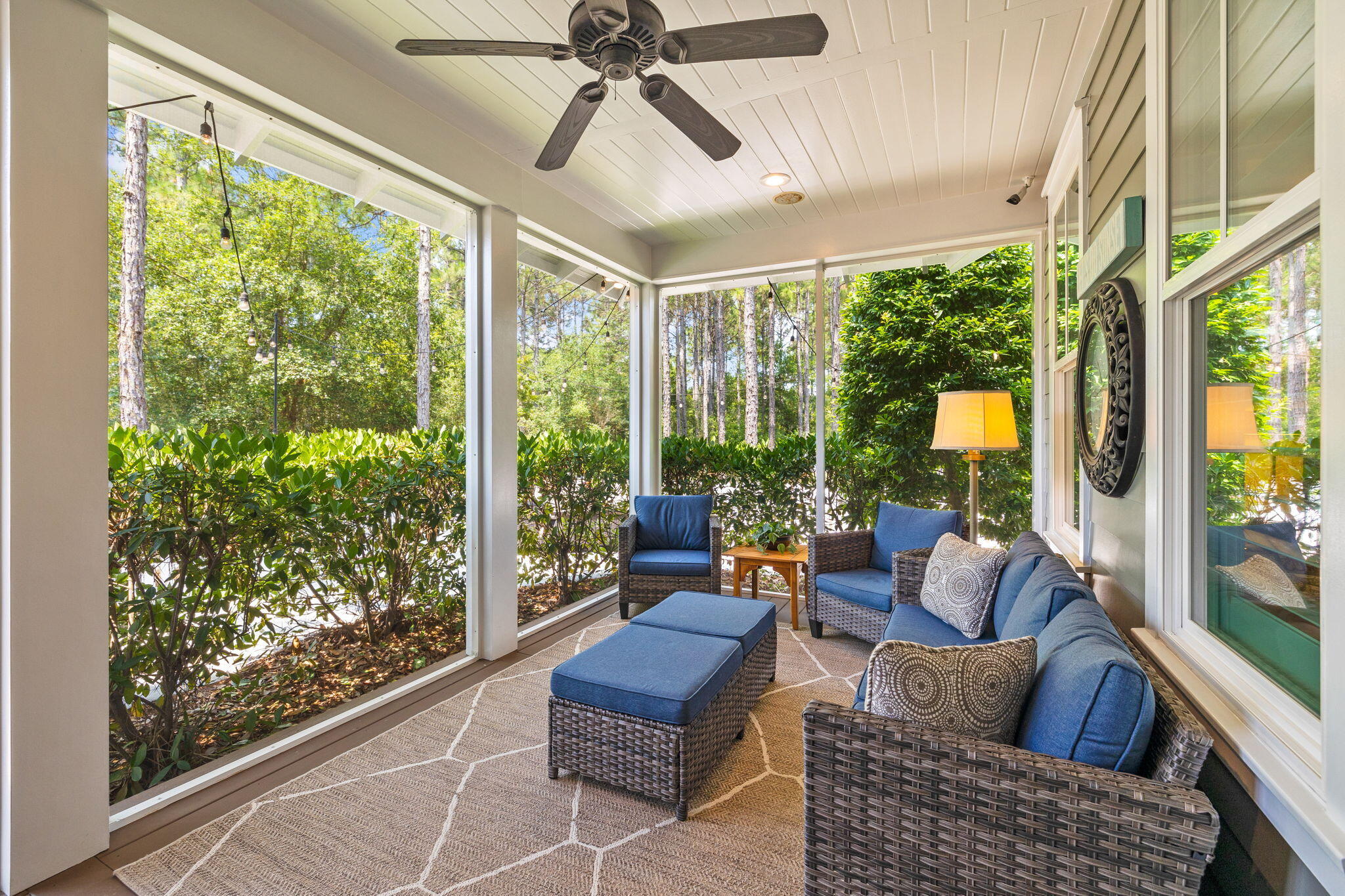 227 Jack Knife Drive Inlet Beach, FL 32461 - Photo 14 of 54 a living room with furniture and a large window