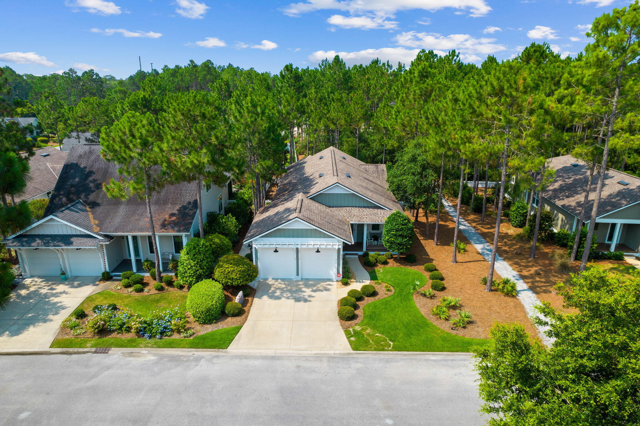 227 Jack Knife Drive Inlet Beach, FL 32461 - Photo 3 of 54 front view of a house with a garden