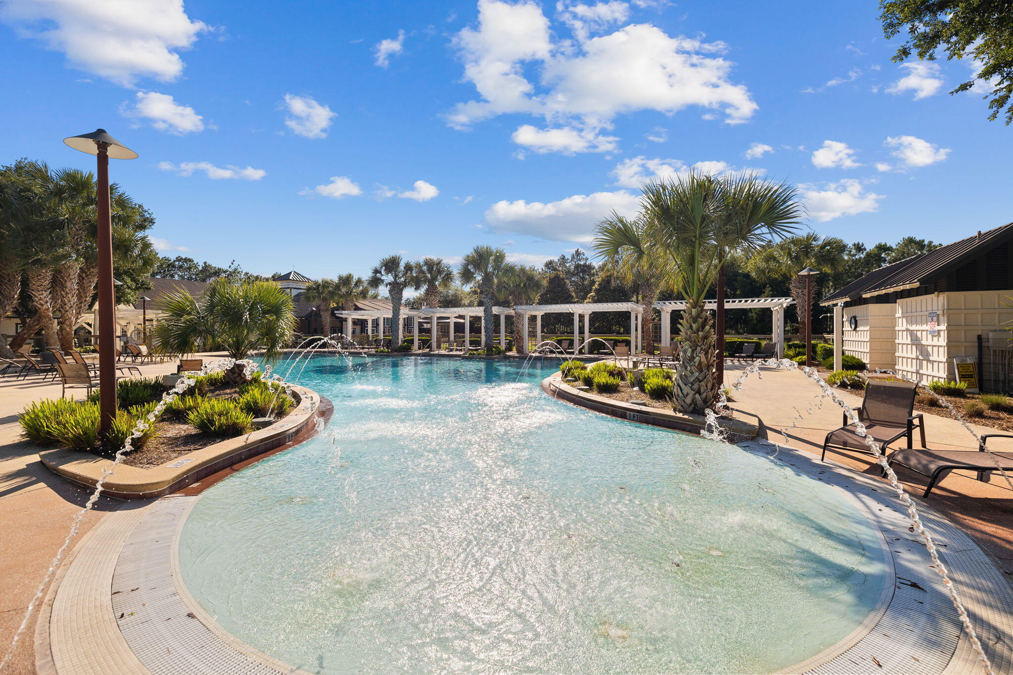227 Jack Knife Drive Inlet Beach, FL 32461 - Photo 54 of 54 a view of a swimming pool with a patio and couches