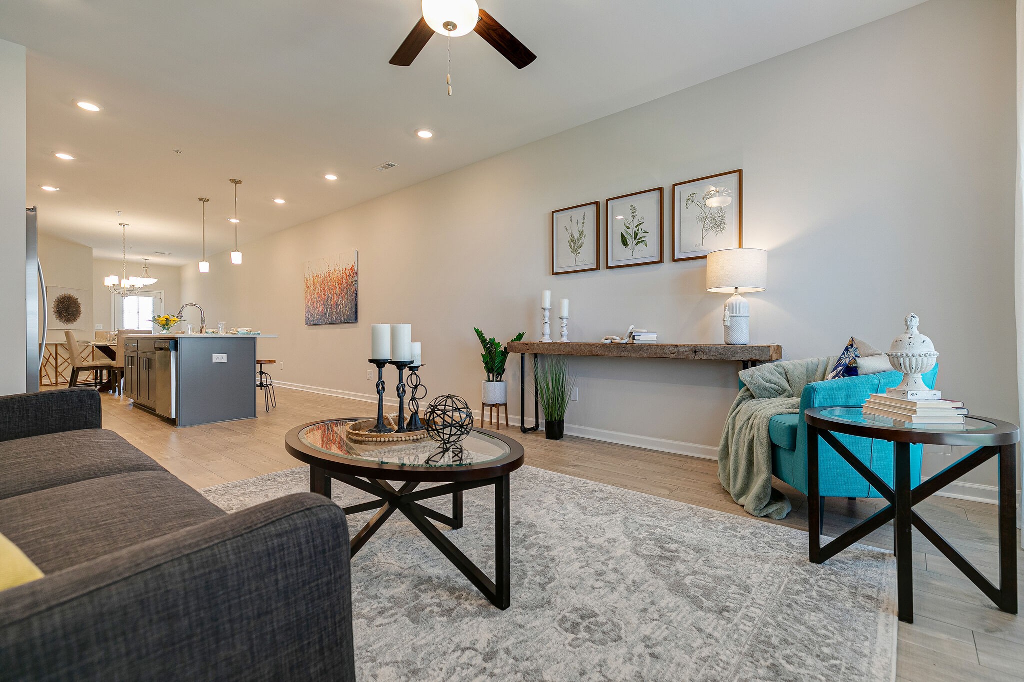 1070 June Wilde Ridge Spring Hill, TN 37174 - Photo 13 of 28 a living room with furniture and a dining table