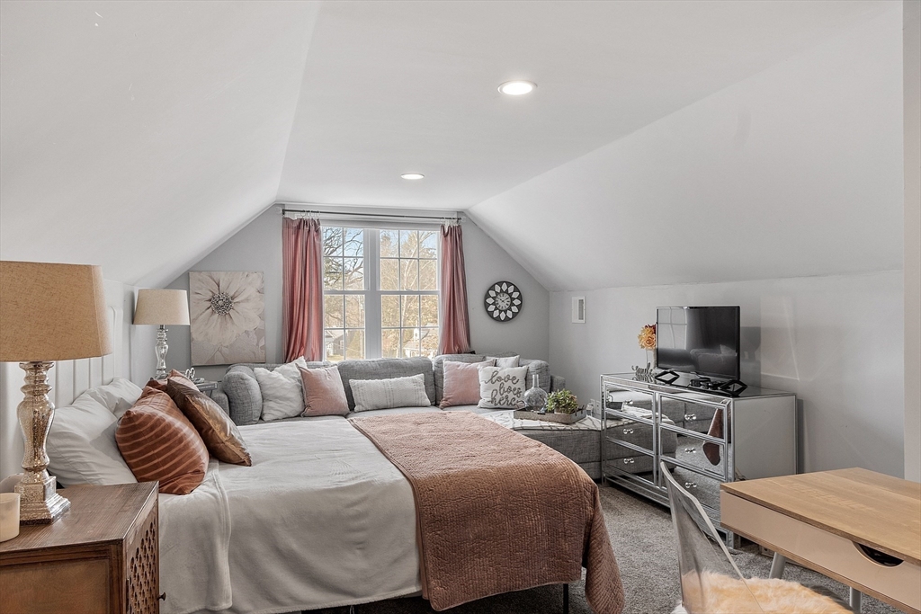 75 Chestnut Street Foxboro, MA 02035 - Photo 12 of 30 a bedroom with a bed and wooden floor