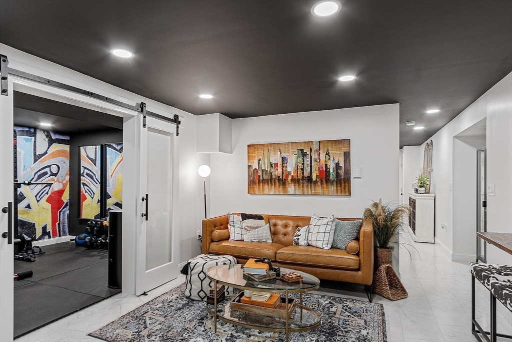 75 Chestnut Street Foxboro, MA 02035 - Photo 22 of 30 a spacious bathroom with a large mirror