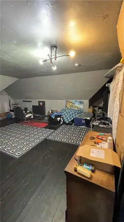a room with lots of gym equipment