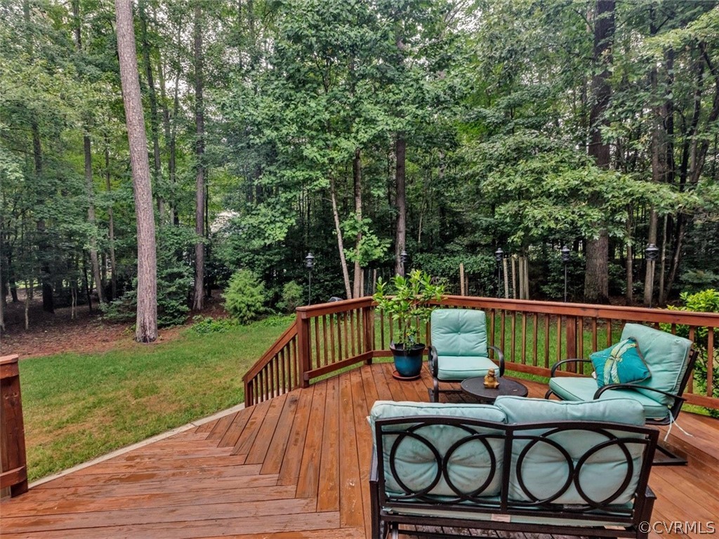 14042 Princess Mary Road Chesterfield, VA 23838 - Photo 27 of 31 a view of a deck with furniture