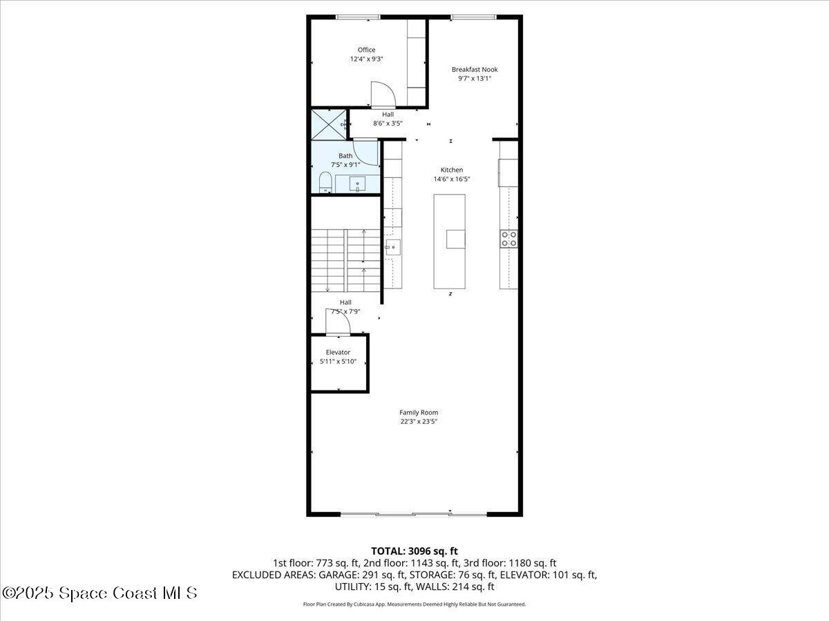 1004 Wave Crest Avenue Indialantic, FL 32903 - Photo 46 of 51 a picture of a floor plan