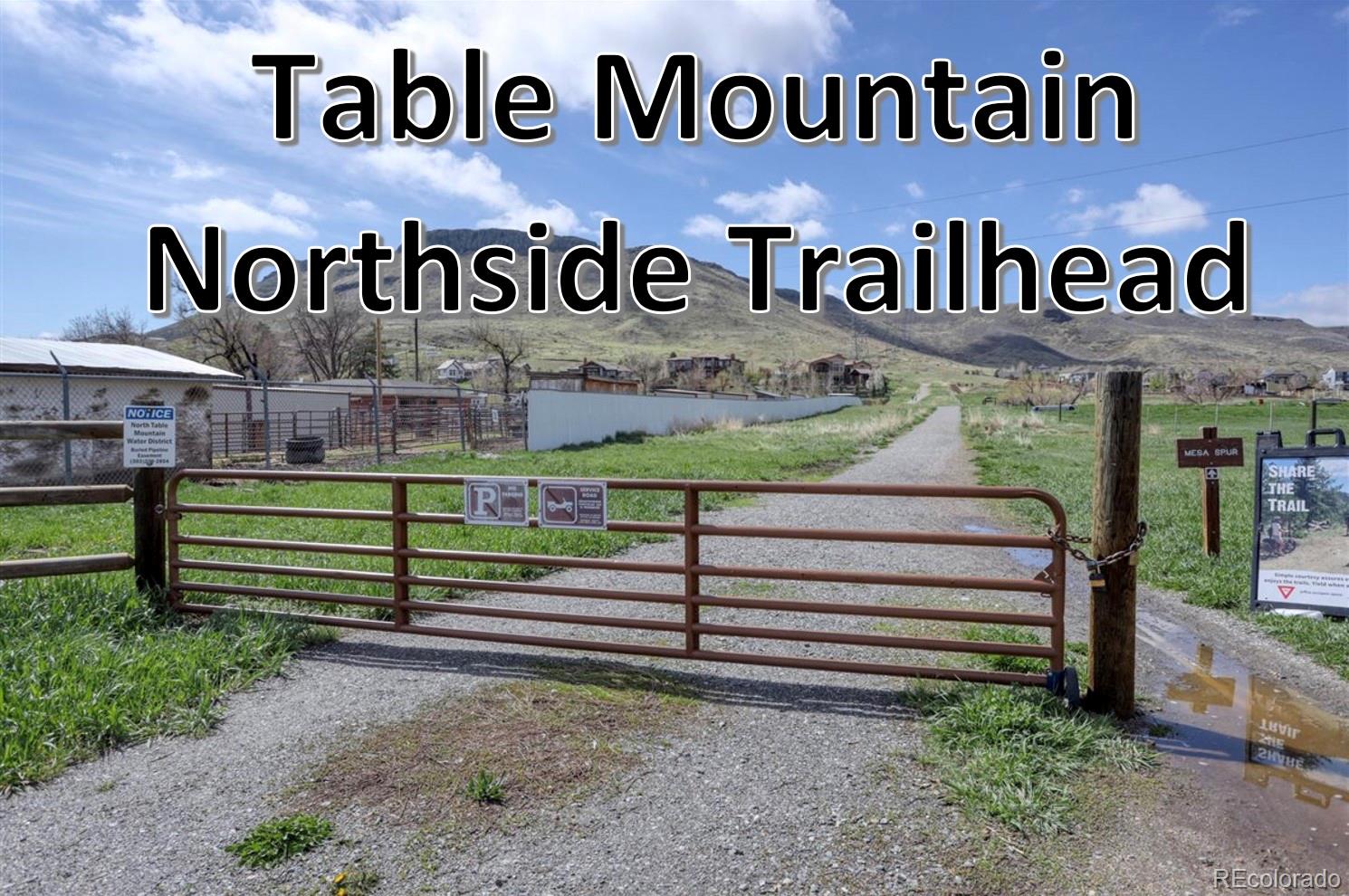 5070 Easley Road Golden, CO 80403 - Photo 17 of 24 a view of a park with an sign board