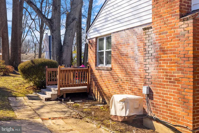 a view of a chairs in the patio