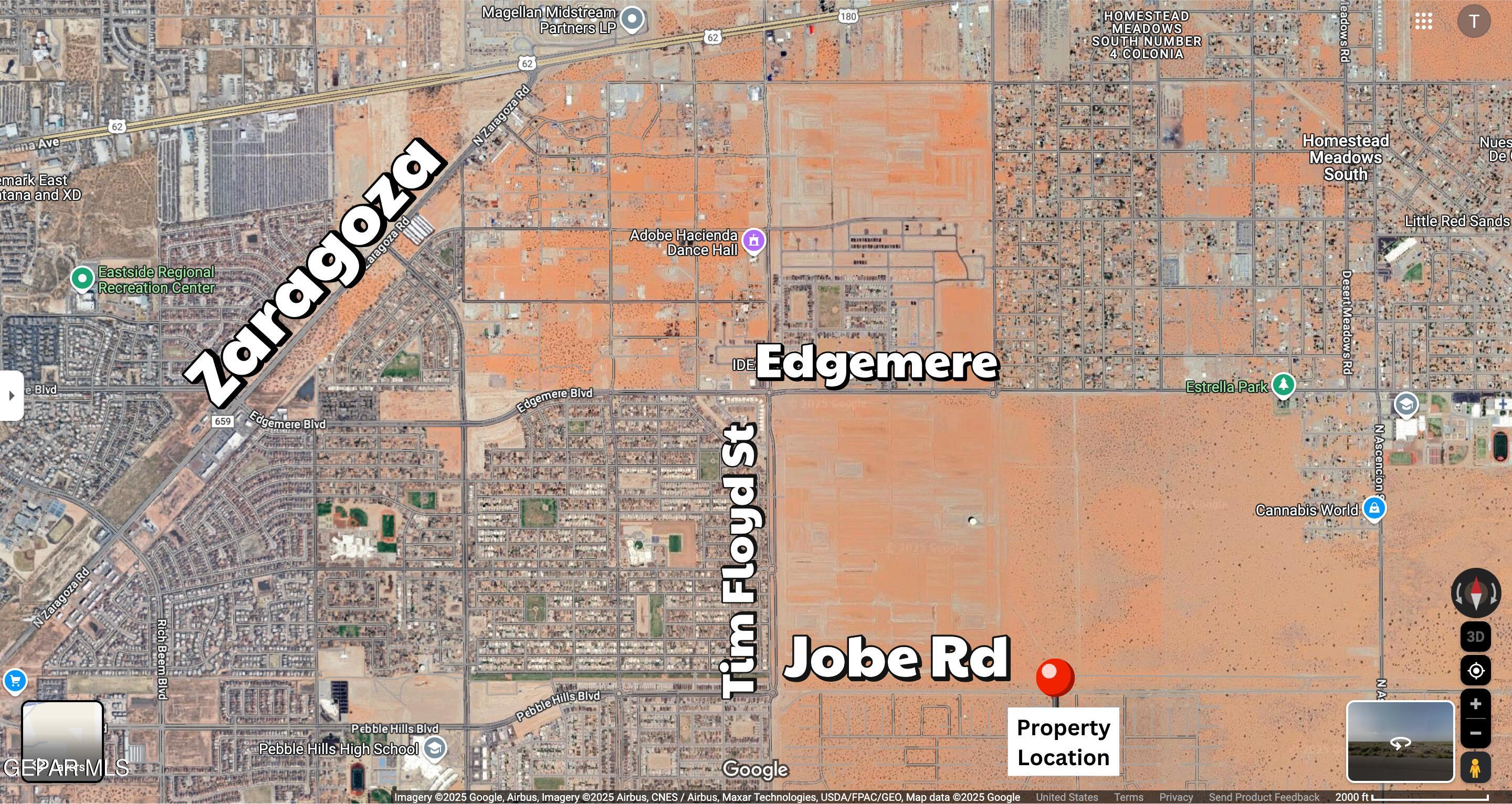 Lot 16 Jobe Road El Paso, TX 79938 - Photo 2 of 18 map