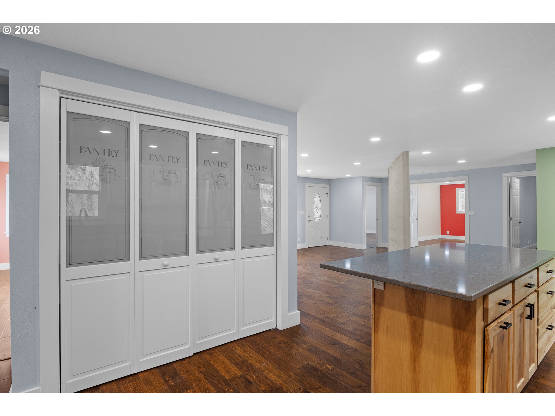 16855 Highway 42 Myrtle Point, OR 97458 - Photo 22 of 43 a view of kitchen with a sink cabinets and window
