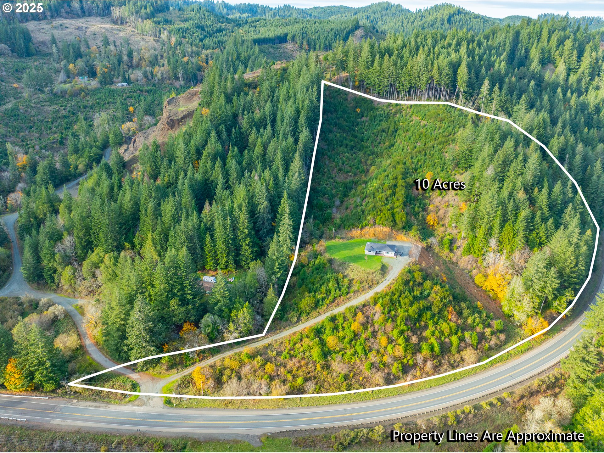 16855 Highway 42 Myrtle Point, OR 97458 - Photo 35 of 43 a view of swimming pool from a balcony