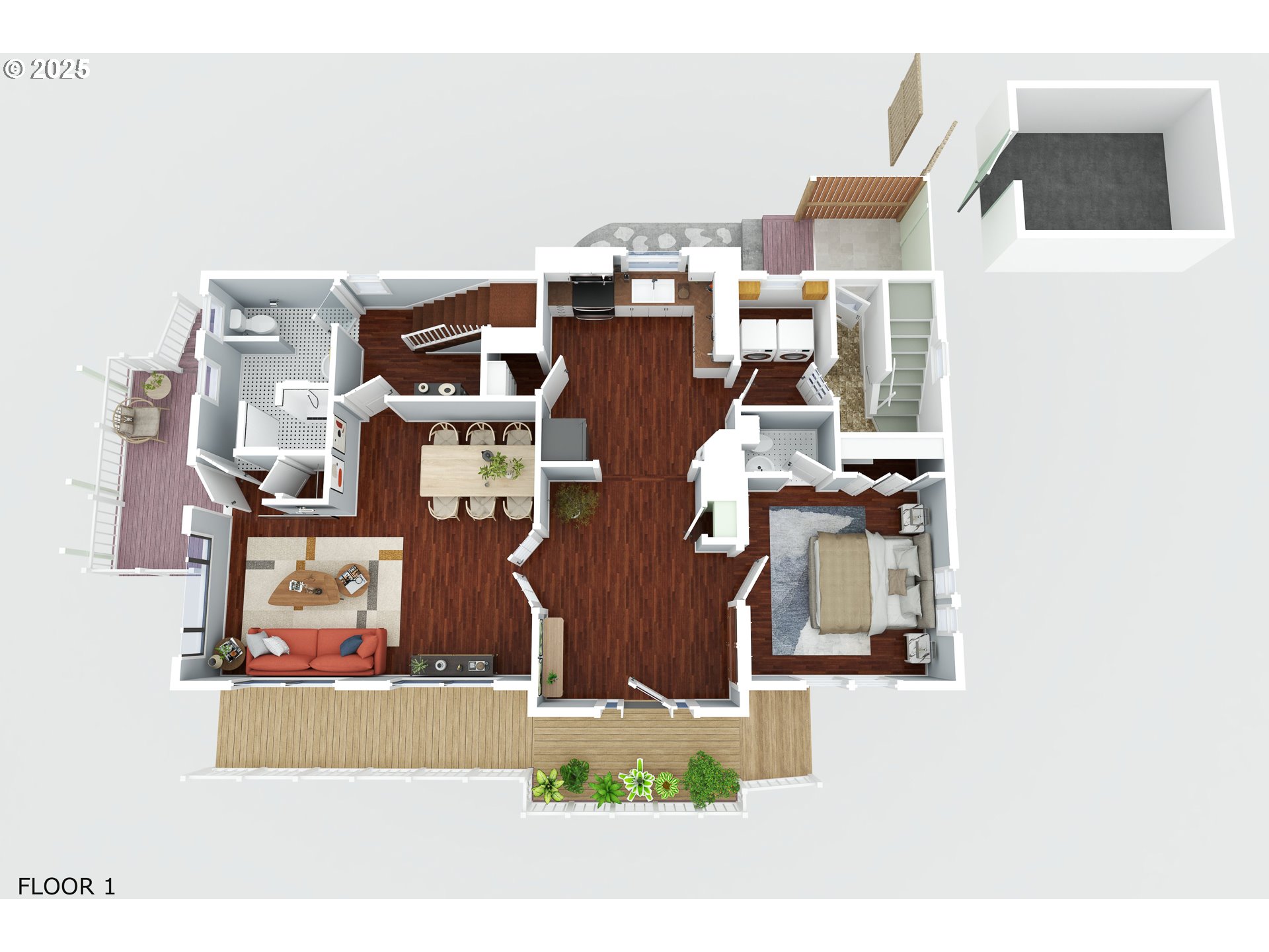 289 Harbor Street Florence, OR 97439 - Photo 46 of 47 an aerial view of residential houses with outdoor space