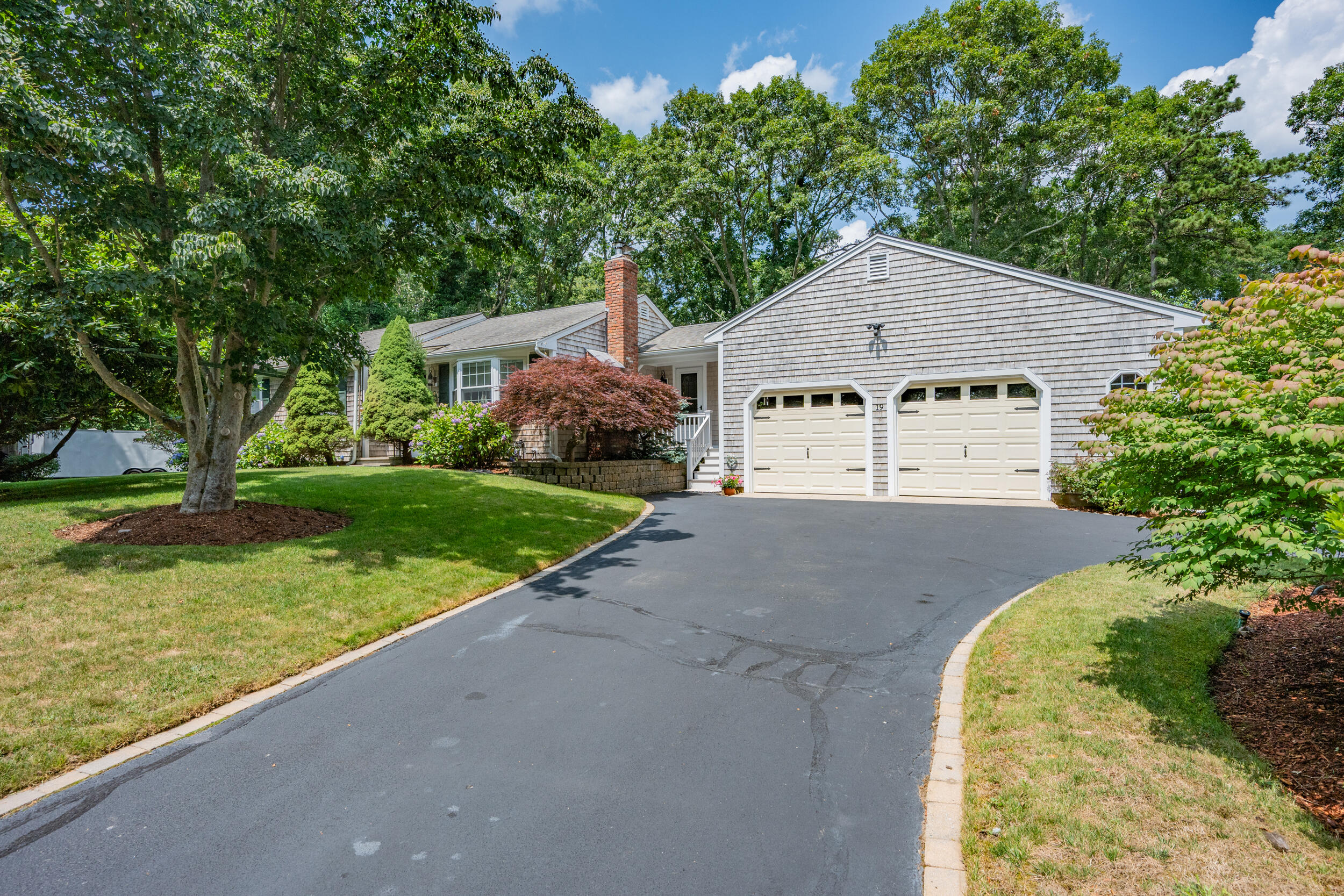 19 Shagbark Road Forestdale, MA 02644 - Photo 27 of 44 a view of a back yard of the house