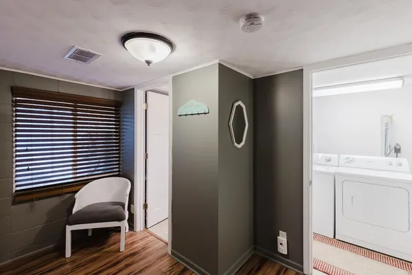 a bathroom with a shower and a shower