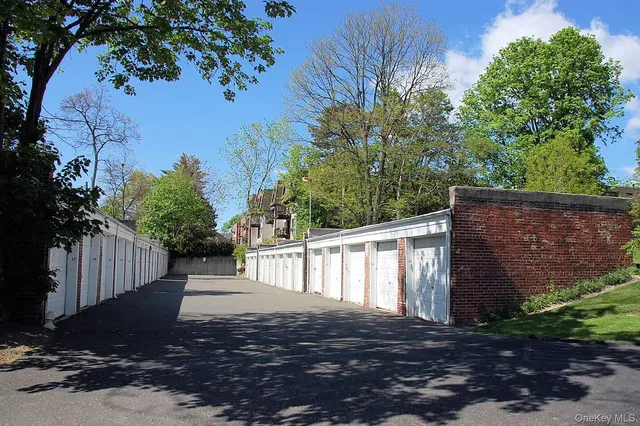 a view of a yard with plants and wooden fence