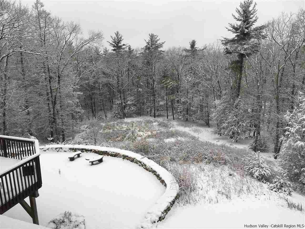 90 High Rocks Road Glenford, NY 12433 - Photo 11 of 34 a view of a backyard with trees