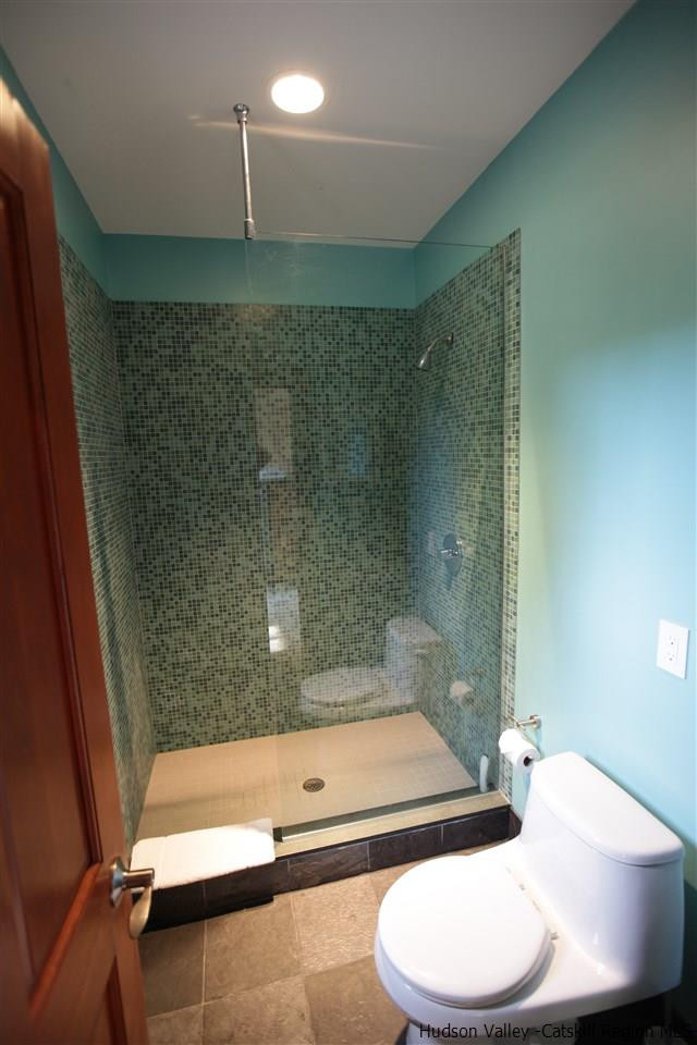 90 High Rocks Road Glenford, NY 12433 - Photo 32 of 34 a bathroom with a sink a toilet and a bathtub