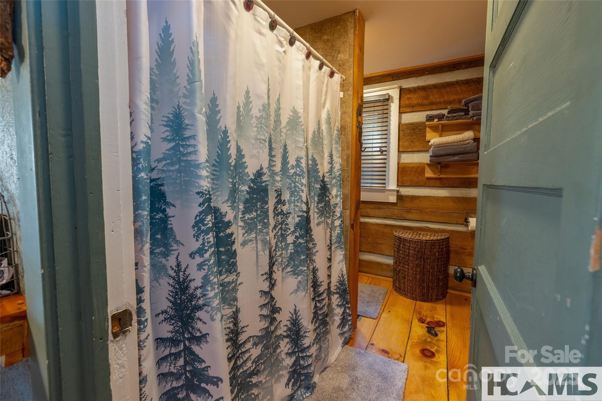 1524 McCall Road Cashiers, NC 28717 - Photo 14 of 35 a bathroom with a shower and a sink