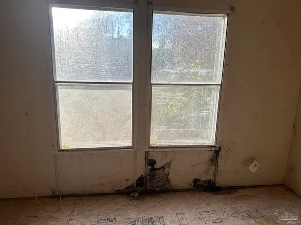 a room with a window