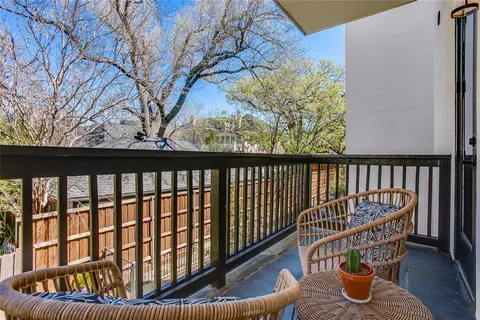 a view of a backyard with a garden