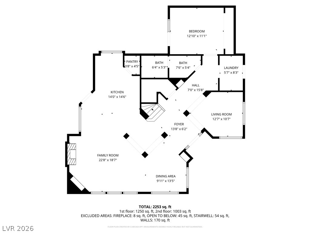 1135 Calico Ridge Drive Henderson, NV 89011 - Photo 85 of 86 Visualize property flow with a detailed floor plan highlighting the expansive family room and versatile living areas.