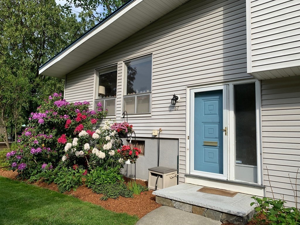 67 Joyce Road Framingham, MA 01701 - Photo 5 of 32 a view of a house with potted plants