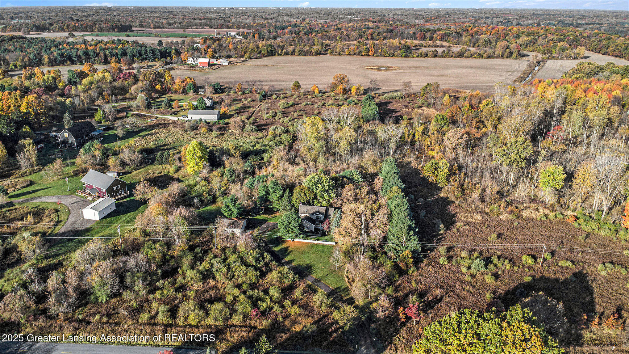 5565 Zimmer Road Williamston, MI 48895 - Photo 9 of 53 5565 Zimmer. Aerial Front View