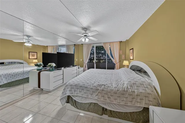 a bed room with a bed and a television