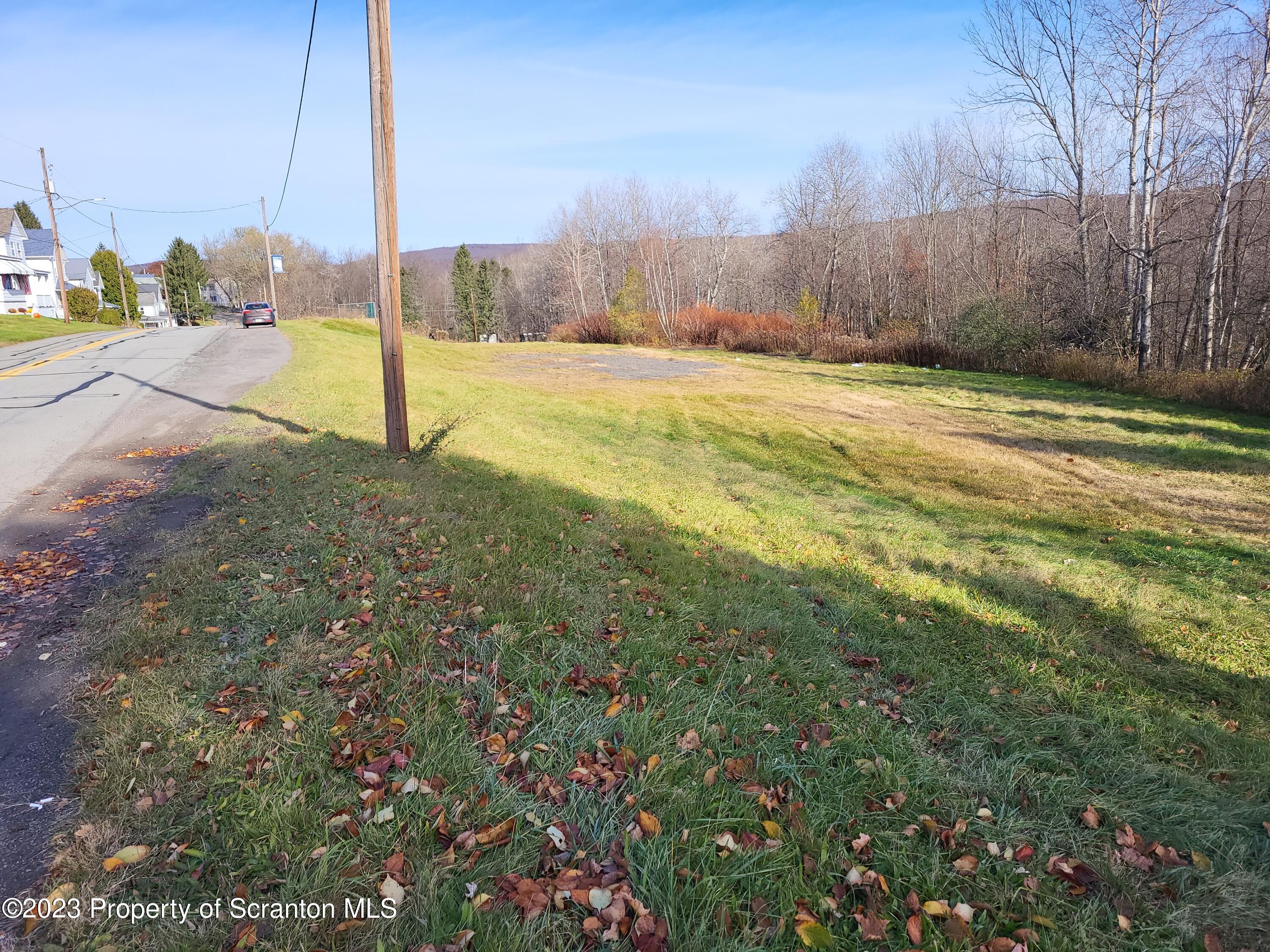500-block Clinton Street Vandling, PA 18421 - Photo 5 of 14 a view of a road with a yard