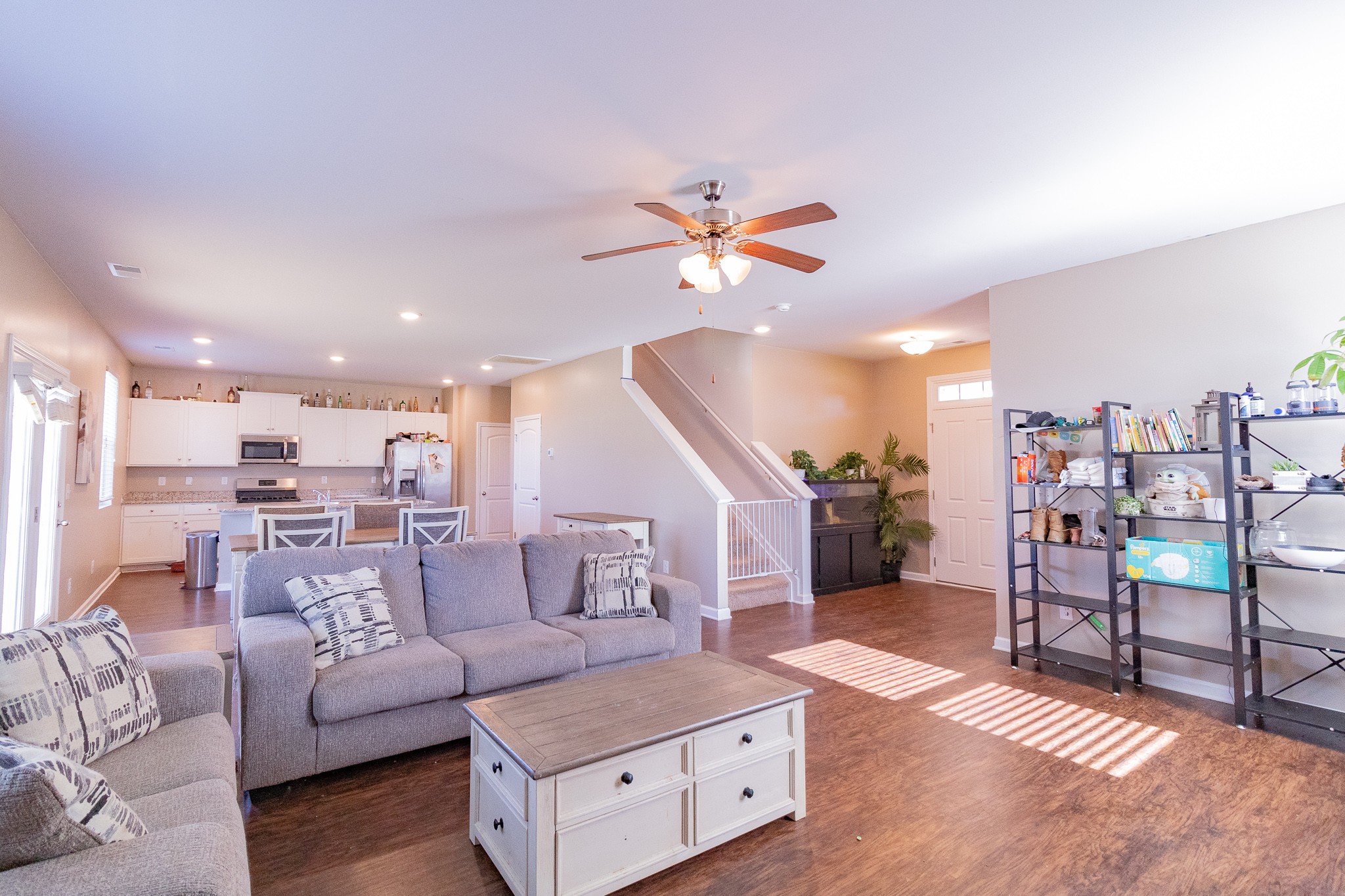 753 Prominence Road Columbia, TN 38401 - Photo 12 of 37 a living room with furniture and kitchen view