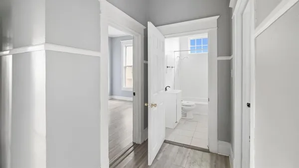 a view of bathroom with a toilet sink