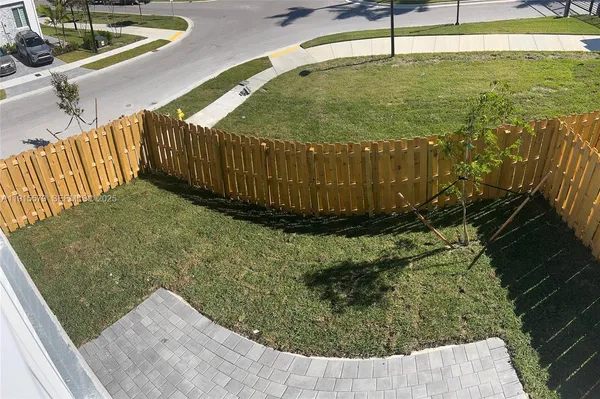 a view of outdoor space and garden