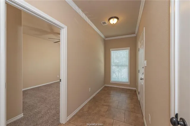 a view of an empty room