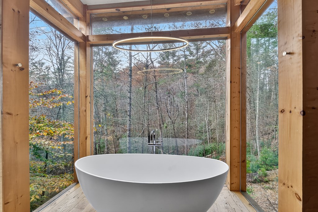 175 Big Creek Road Cherry Log, GA 30522 - Photo 16 of 40 a bathroom with a bathtub and shower