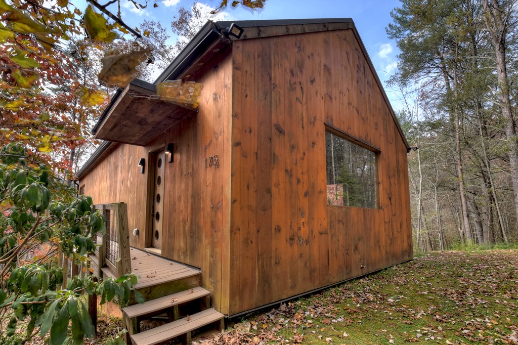 175 Big Creek Road Cherry Log, GA 30522 - Photo 24 of 40 a view of a house with a small cabin