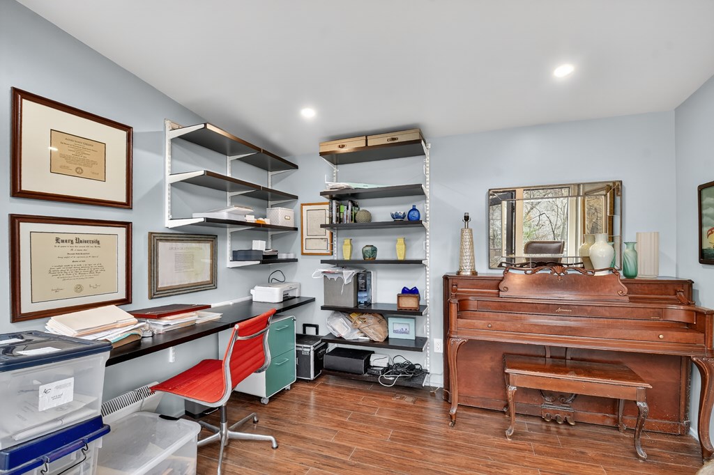 175 Big Creek Road Cherry Log, GA 30522 - Photo 39 of 40 a reading room with furniture and wooden floor