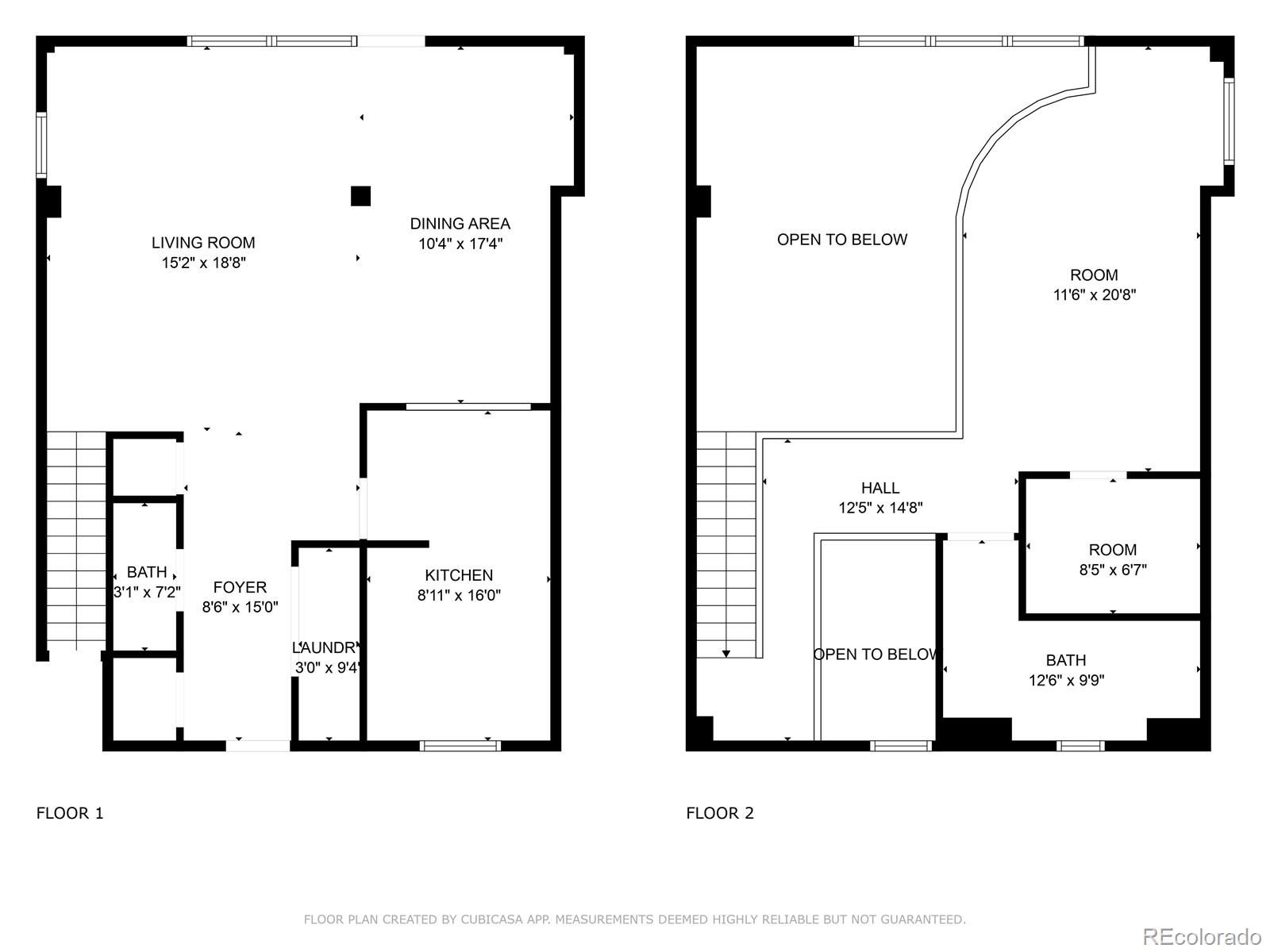930 Acoma Street, Unit 212 Denver, CO 80204 - Photo 31 of 35 a picture of a floor plan