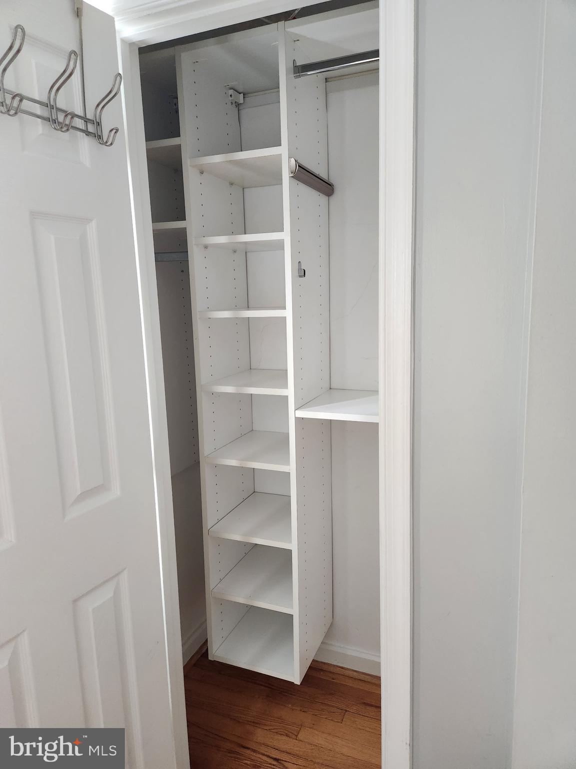 2002 E Street Northeast Washington, DC 20002 - Photo 9 of 13 a view of walk in closet with empty racks