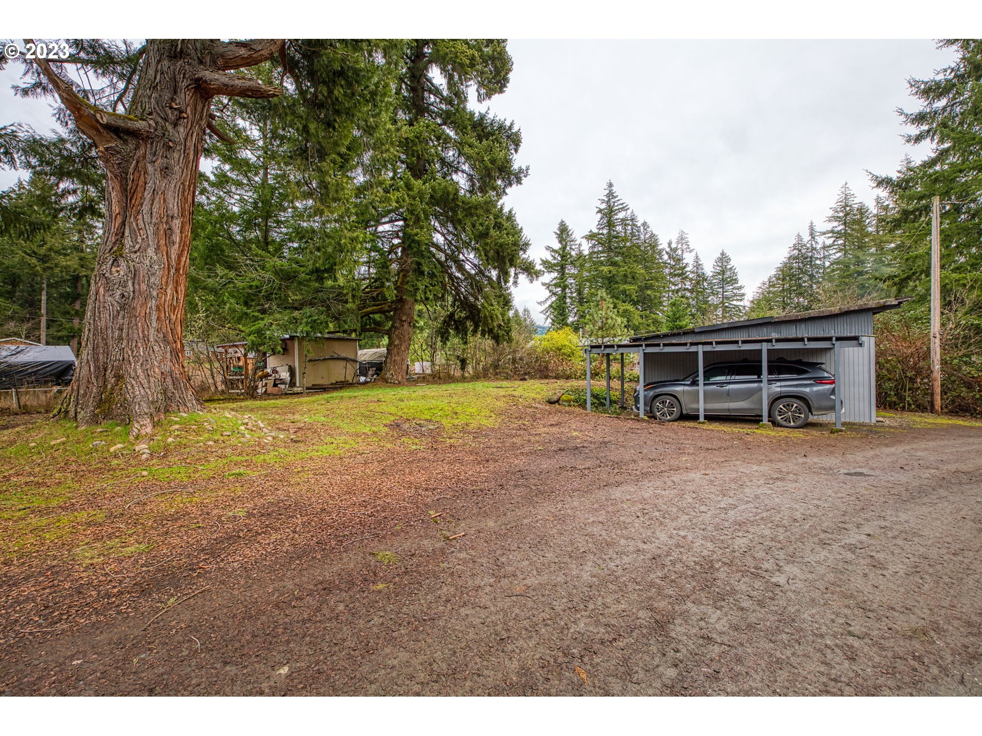 38211 Row River Road Dorena, OR 97434 - Photo 20 of 32 a view of outdoor space with deck and yard