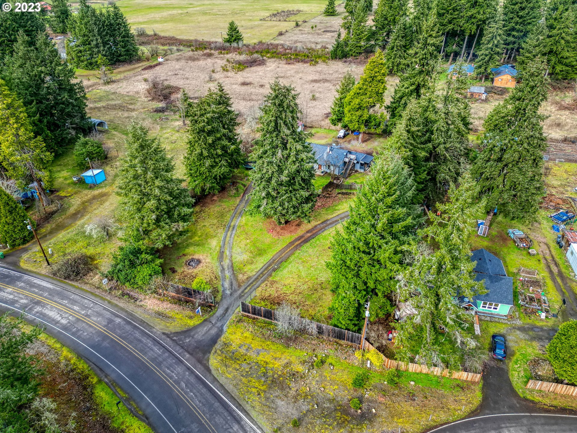 38211 Row River Road Dorena, OR 97434 - Photo 28 of 32 a view of swimming pool from a balcony