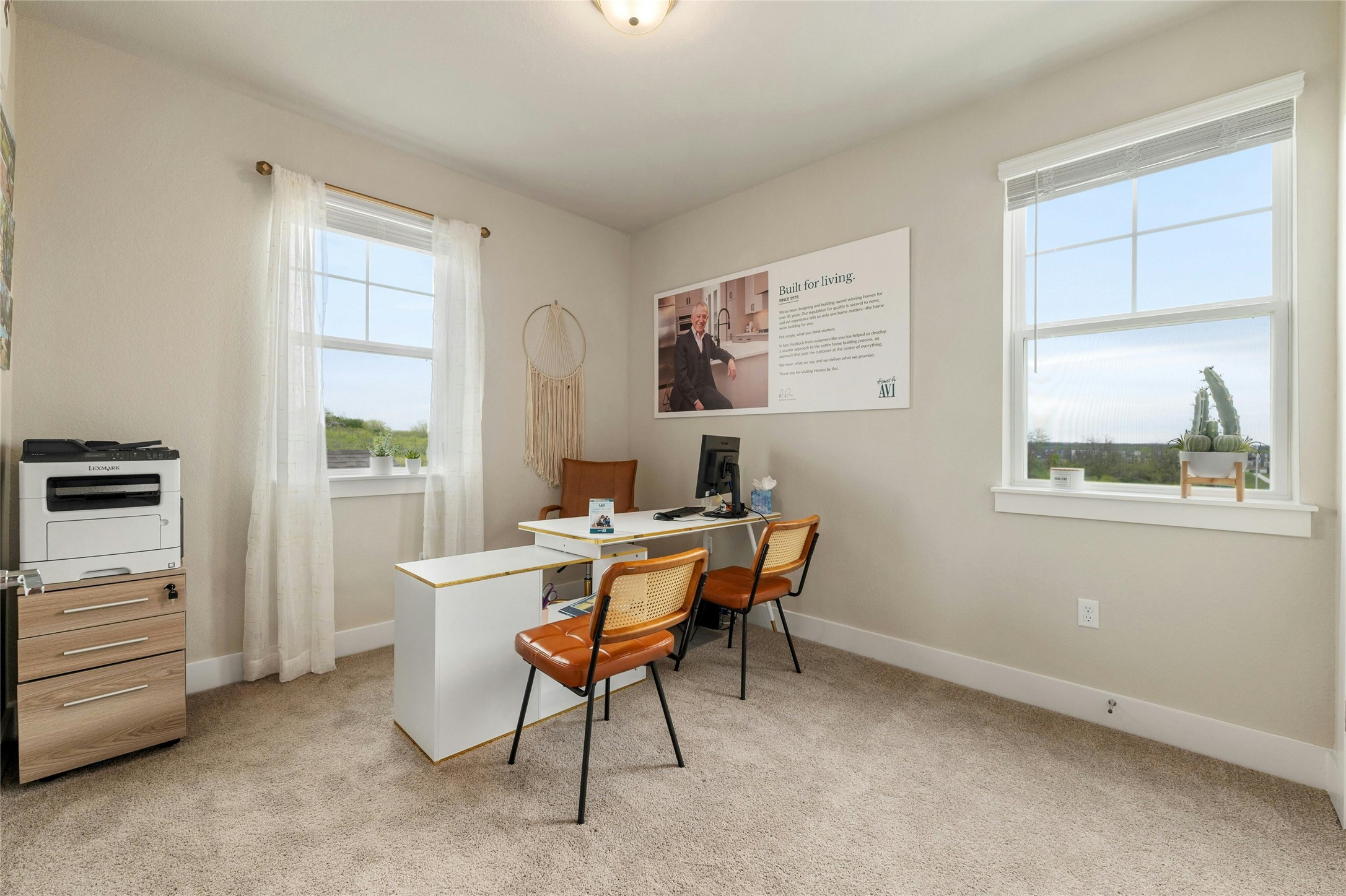 5804 Rotunda View Austin, TX 78747 - Photo 17 of 27 A dedicated home office space with ample natural light, ideal for productivity and comfort.