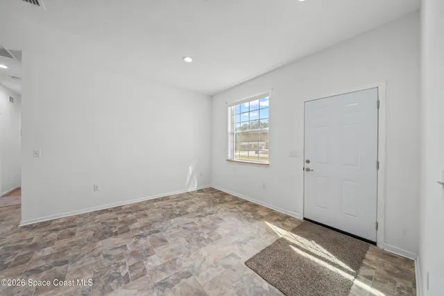 a view of empty room