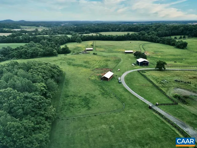 a view of a golf course with a garden